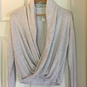 Athleta Girl Wrap Studio Sweatshirt Top